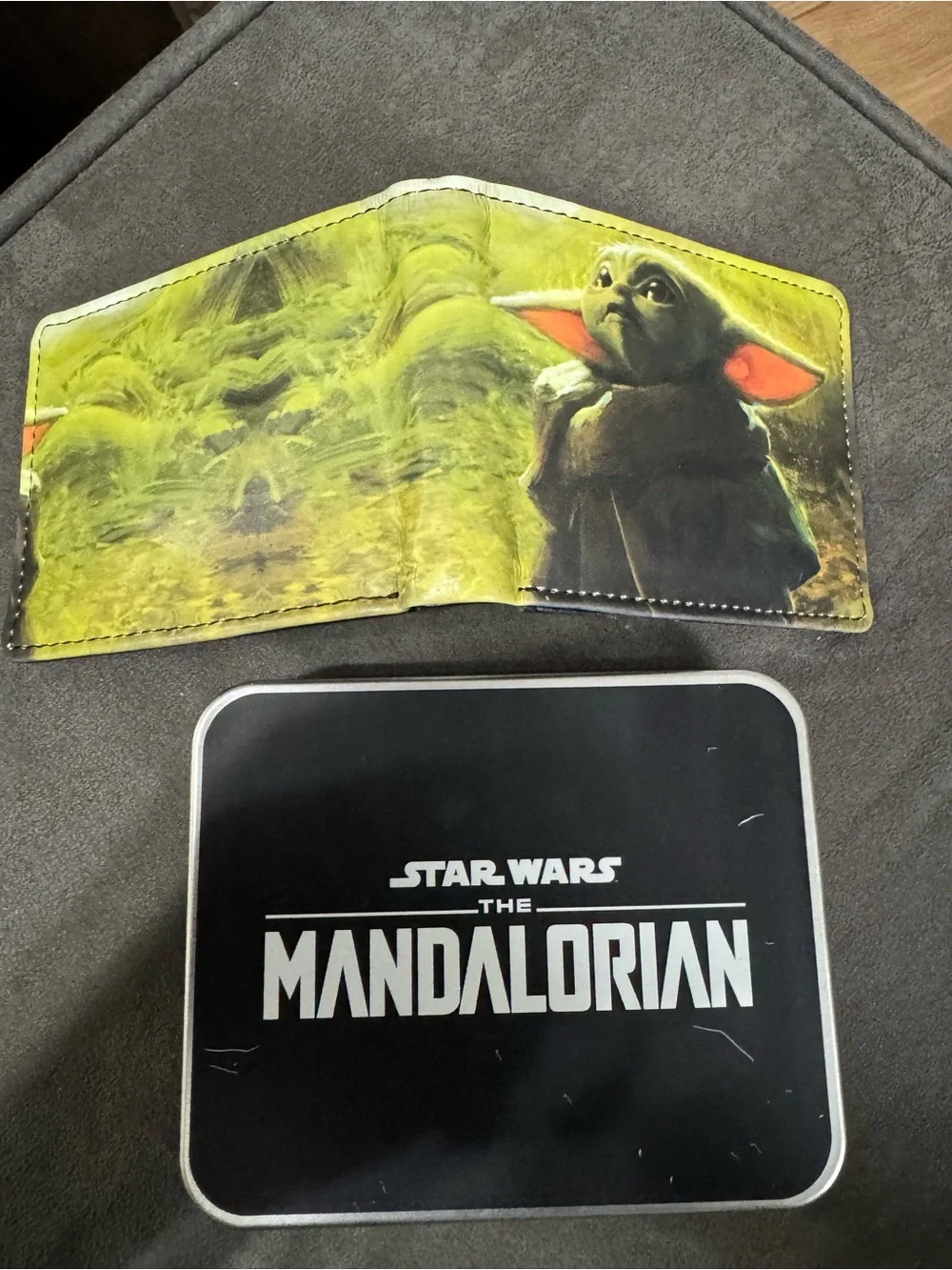 Star Wars Mandalorian Bifold Wallet - Black & Green Trim